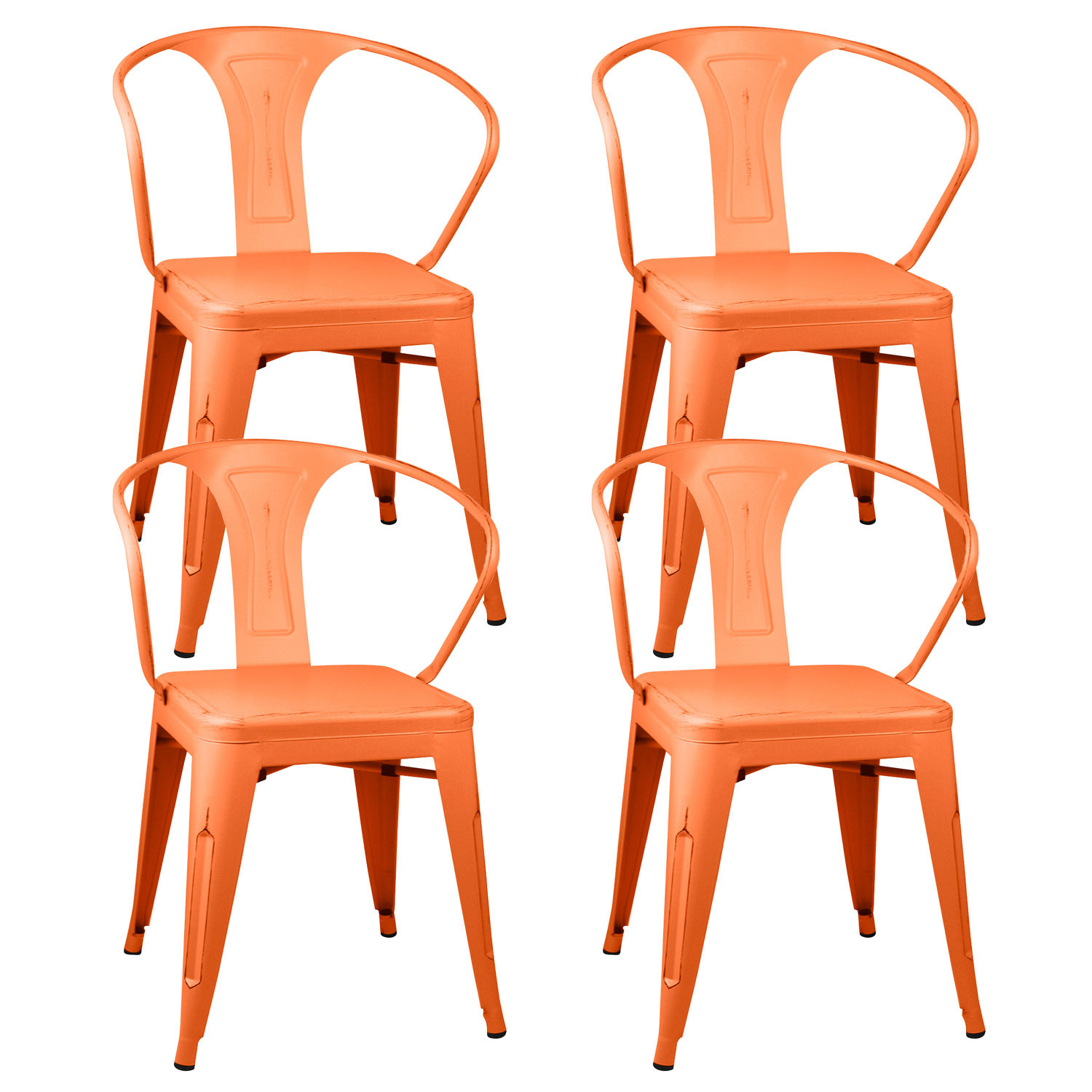 Pack 4 cadeiras de jantar Strong Vintage 53x45x80cm Thinia Home Cadeiras de jantar de design 1